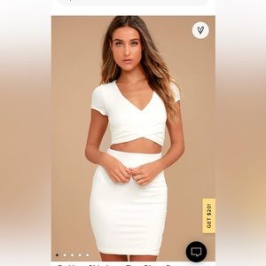By Your Side Ivory 2-piece dress
